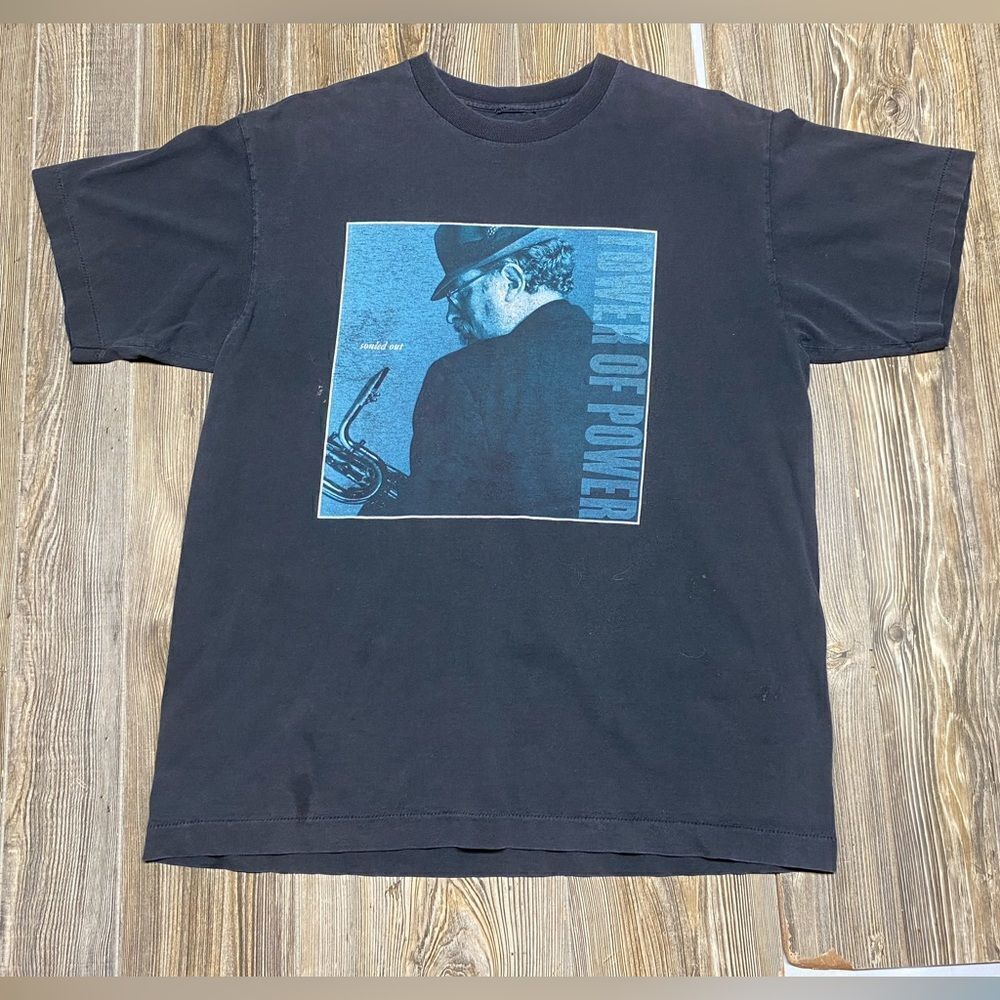 Vintage 1995 Tower Of Power Souled Out Black T-Shirt Men’s Size L R&B Funk Jazz